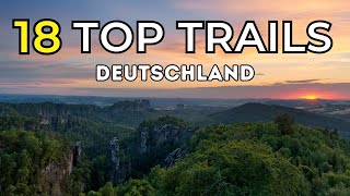 18 Weitwanderwege in Deutschland Top Trails of Germany [upl. by Conah]