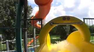 Yellow Water Slide at Palatinus [upl. by Irish]