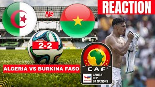 Algeria vs Burkina Faso 22 Live Africa Cup Nations AFCON Football Match Score Highlights Direct [upl. by Aehtla]