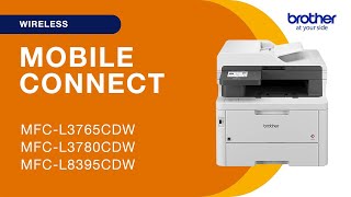 MFCL3780CDW Connect to a mobile device [upl. by Assiralk956]