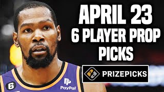 NBA PRIZEPICKS TODAY  6 BEST PROP PICKS  TUESDAY  4232024  BEST PROPS  NBA BETTING [upl. by Adle]