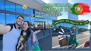 PRIMEIRAS COMPRAS DE 2024  COMPRAMOS UMA CAFETEIRA PORTUGAL [upl. by Damaris808]