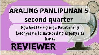 Araling Panlipunan Quarter 2 Reviewer Summative 6 [upl. by Riba201]