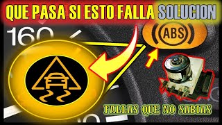 QUE PASA SI FALLA EL ABS  SINTOMAS DE FALLA DEL ABS DEL AUTO EL AUTO SE FRENA SOLO NO ARRANCA [upl. by Hurwit245]