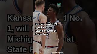 Kansas vs Michigan State Basketball Live Score Highlights amp Full Game Analysis fotball newsong [upl. by Jareb]