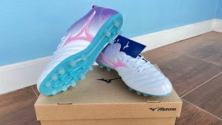 Mizuno Morelia Neo 3 Pro AG WhiteampPink [upl. by Keram619]