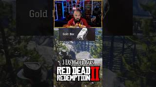 RDR2 3 easy GOLD BAR locations to get Early [upl. by Nyladnewg]