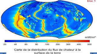 la tectonique des plaques  source de la chaleur terrestre [upl. by Atoel616]