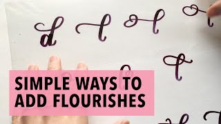 Calligraphy Flourishing for Beginners  Create Endless Flourish Variations [upl. by Christa]