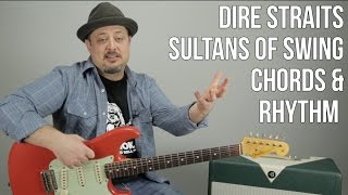 How to Play quotSultans of Swingquot by Dire Straits Chords and Rhythm [upl. by Aliban]