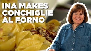 Ina Garten Makes Conchiglie al Forno with Mushrooms amp Radicchio  Barefoot Contessa  Food Network [upl. by Mushro707]