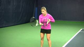 How to Hit a Forehand Groundstroke with Max Rotation  A Quick Easy Drill [upl. by Dowski]