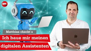 Custom GPTs  Eigene KIAssistenten einfach erstellen  Matthias checkts für Schreiner amp Tischler [upl. by Radnaskela354]