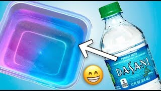 HOW TO MAKE SLIME FROM WATER 💧NO GLUE DIY NO GLUE SLIME [upl. by Eceirahs941]