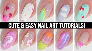 NAIL ART DESIGNS 2024  BEST CUTE amp EASY SPRING NAIL ART FOR BEGINNERS COMPILATION [upl. by Allan]