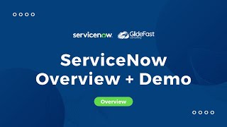 ServiceNow Overview and Demo [upl. by Aicilic]