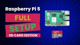 Raspberry Pi 5 full set up SD card installation  Episode 4 [upl. by Kam558]