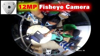 Fisheye Camera Unboxing amp Testing  Hikvision DS2CD63C5G0EIS 12MP IR Panoramic Fisheye Camera [upl. by Hesta]