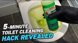 The Easiest Way to Clean a Toilet Bowl Under 5 Minutes [upl. by Enelrahc]