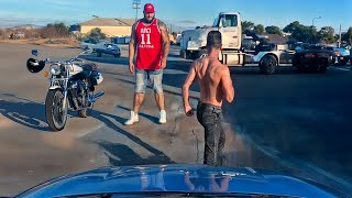 WHEN BIKERS FIGHT BACK  Crazy Motorcycle Moments Ep 18 [upl. by Leuqram]