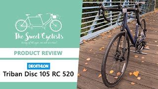 The best bike under 1k Decathlon Triban 105 RC 520 Review  feat Shimano 105  TRP HYRD [upl. by Cyrill954]