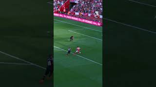 Walcott finds a gap and puts it through the defender legs [upl. by Sale]