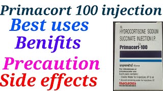 Primacort 100 injection best uses benifits precaution and side effects in hindi [upl. by Hannibal957]