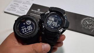 Garmin instinct 2 Solar Tactical VS Casio GShock GBDH2000 [upl. by Analihp]