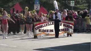 Russellville Marching Hundred  Thanksgiving Parade [upl. by Alaunnoif]