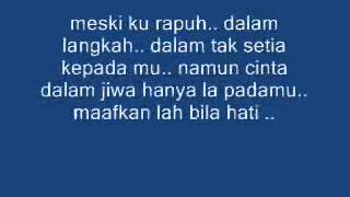 Opick  Rapuh Lirik [upl. by Gittel]