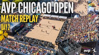 DalhausserDrost vs BeneshPartain  2024 AVP Chicago Open  Saturday  Stadium Court [upl. by Ranzini]