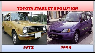 Toyota starlet evolution 19731999  toyota starlet gt turbo evolution toyotastarlet [upl. by Crissie]