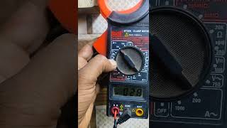 Multi meter se AMP kaise check kare multimeter amp check kare shorts scienceexperiment wiring [upl. by Aneed791]