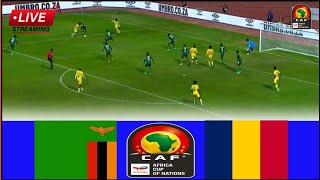 🔴LIVE  Zambia vs Chad • Live Stream Africa Cup Of Nations Qualifications2024 Group Stage Analysis [upl. by Elurd]