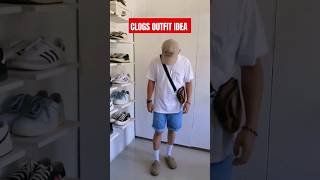 How I style Clogs outfitideas mensfashion shorts fashion [upl. by Popelka]