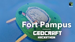 Fort Pampus in Minecraft  GeoCraft Heel Nederland in Minecraft 1171 [upl. by Learsiy558]