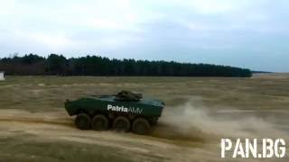 Patria AMV 8x8 demo in Kazanlak BG [upl. by Aaronson]