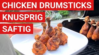 ♨️ GRILLBLITZ Chicken Drumsticks Hähnchenkeulen Gasgrill Lollipops Hühnerschenkel Hähnchen grillen [upl. by Ynffit]