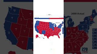 Electoral Map from 1980 to 2024 election election2024 history [upl. by Ynaittirb470]