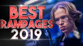 BEST Pro Rampages of 2019 in Dota 2 [upl. by Ellezig73]