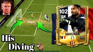 97 rated euro maignan is better than many goalkeepers 🫡  FC MOBILE GAMEPLAY ⚽ [upl. by Ivel439]