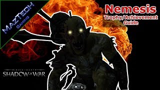 Middle Earth Shadow of War  Nemesis Trophy  Achievement  Fight a Captain 3 Times Without Killing [upl. by Arimak978]