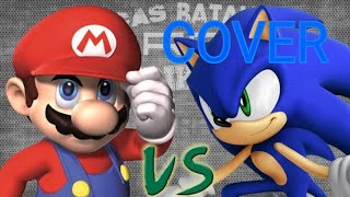 Mario Vs Sonic Épicas batallas Del Rap de Frikismo  COVER  Keyblade [upl. by Kean]