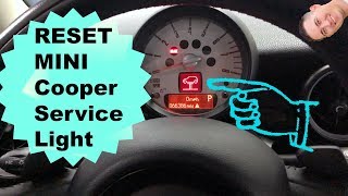 How To Reset MINI Service Light 0613 [upl. by Mason]