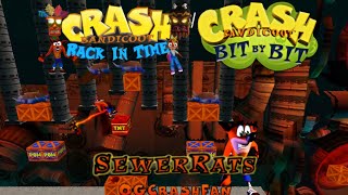 Crash Bandicoot  Back In Time Fan Game Bit By Bit Sewer Rats By OGCrashFan [upl. by Reprah]