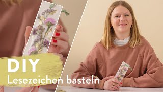 Lesezeichen basteln  DIY  Westwing [upl. by Kalk]