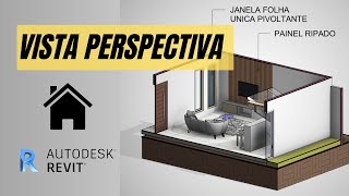 Como fazer vista em perspectiva no Revit  Aprenda a detalhar [upl. by Cleodell]