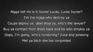 Tory Lanez  Litty Again Freestyle Joyner Lucas Diss Lyrics [upl. by Anailil646]