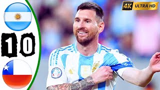 Argentina vs Chile 1 0 Hіghlіghts amp All Goals 2024 HD  Copa América 2024 [upl. by Rennug]