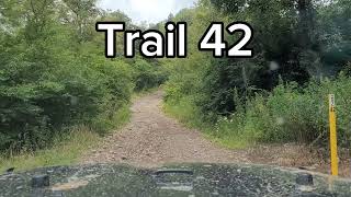 Trail 42 At Windrock Offroad Park In A Jeep Wrangler [upl. by Perle]